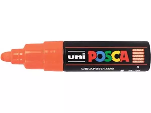 Een Posca paintmarker PC-7M donkeroranje koop je bij ShopXPress