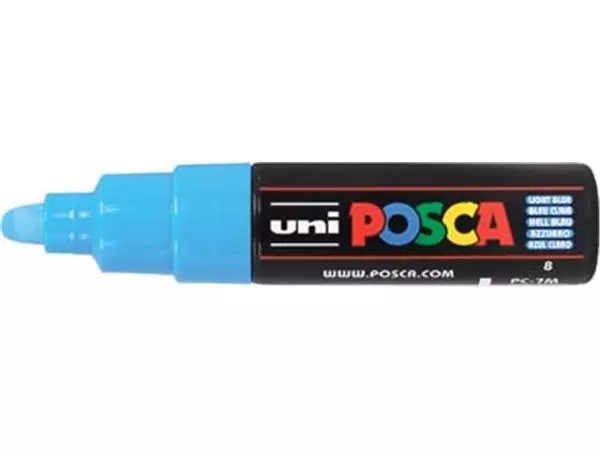 Een Posca paintmarker PC-7M hemelsblauw koop je bij ShopXPress