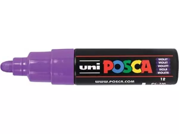 Een Posca paintmarker PC-7M paars koop je bij ShopXPress