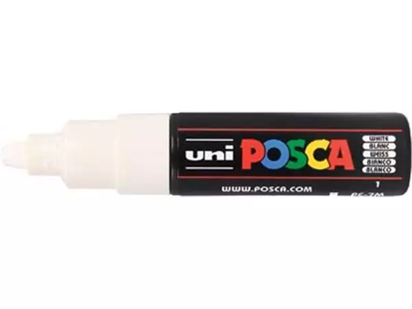 Een Posca paintmarker PC-7M wit koop je bij ShopXPress