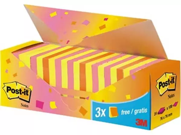 Een Post-it Gekleurde Notes Voordeelpak koop je bij ShopXPress