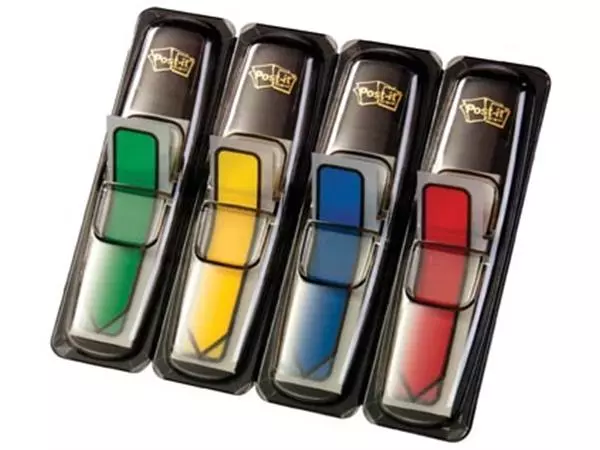 Een Post-it Index pijltjes, ft 12 x 43 mm, set van 4 kleuren, 24 pijltjes per kleur koop je bij ShopXPress