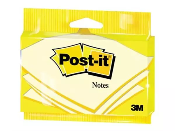 Een Post-it Notes, 100 vel, ft 76 x 127 mm, geel, op blister koop je bij ShopXPress
