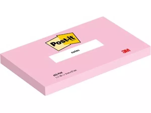 Een Post-it Notes, 100 vel, ft 76 x 127 mm, roze (flamingo pink) koop je bij ShopXPress