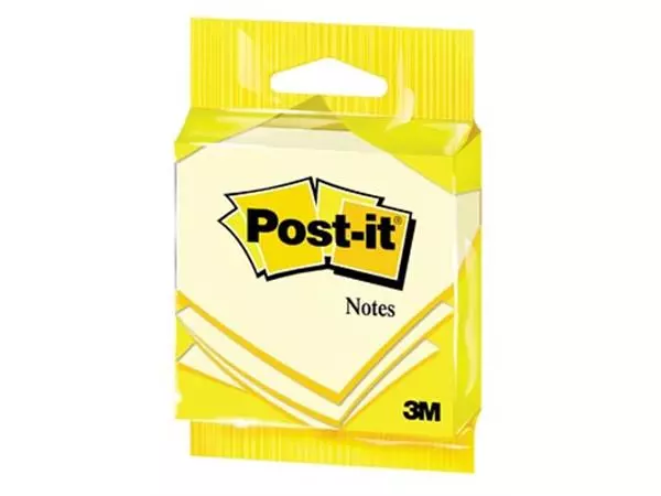 Een Post-it Notes, 100 vel, ft 76 x 76 mm, geel, op blister koop je bij ShopXPress