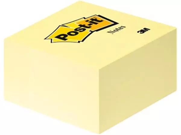 Een Post-it® memo kubus, ft 76 x 76 mm, 450 vel, geel koop je bij ShopXPress