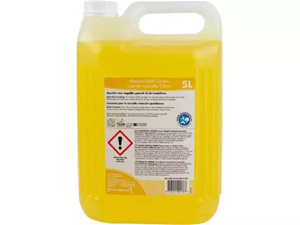 Een Primesource handafwasmiddel citroen, fles van 5 l koop je bij ShopXPress