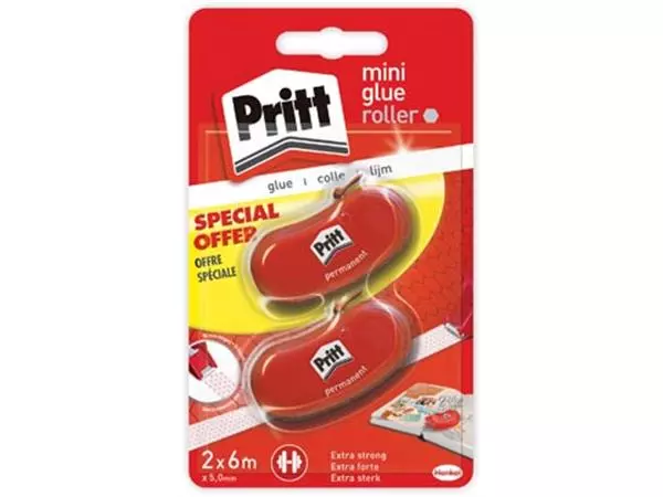 Een Pritt lijmroller Glue-it Refill, blister met 2 stuks (2e aan halve prijs) koop je bij ShopXPress