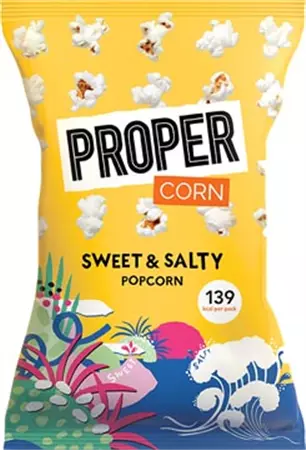 Een Proper popcorn Sweet & Salty, zak van 30 g koop je bij ShopXPress