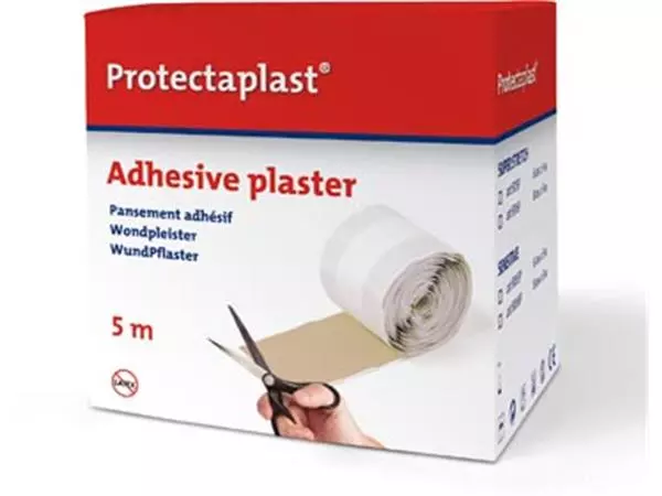 Een Protectaplast Elastic textielpleister, ft 6 cm x 5 m, op rol koop je bij ShopXPress