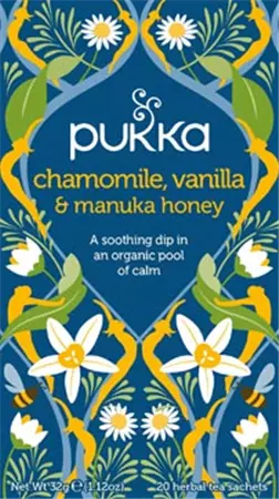 Een Pukka thee bio, Camomile - Vanilla, pak van 20 stuks koop je bij ShopXPress