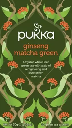 Een Pukka thee bio, Ginseng Matcha Green, pak van 20 stuks koop je bij ShopXPress