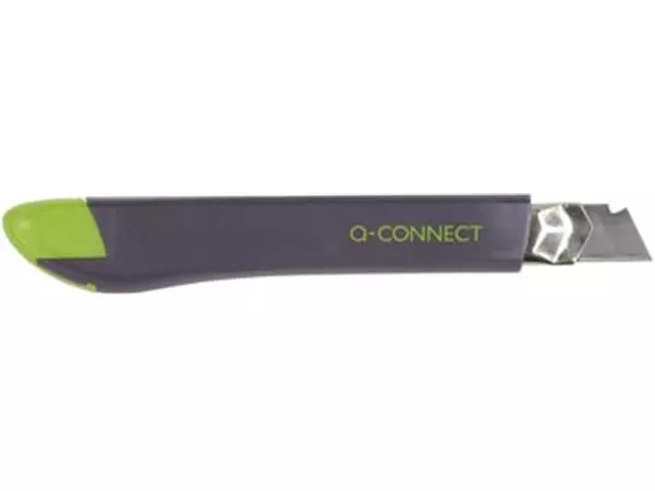 Een Q-CONNECT Heavy Duty cutter, zwart/groen koop je bij ShopXPress