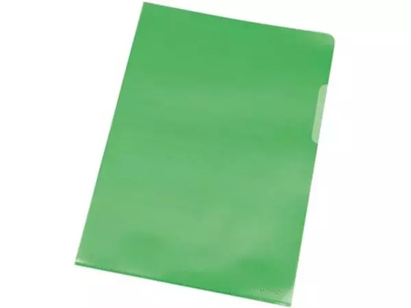 Een Q-CONNECT L-map groen 120 micron pak van 100 stuks koop je bij ShopXPress