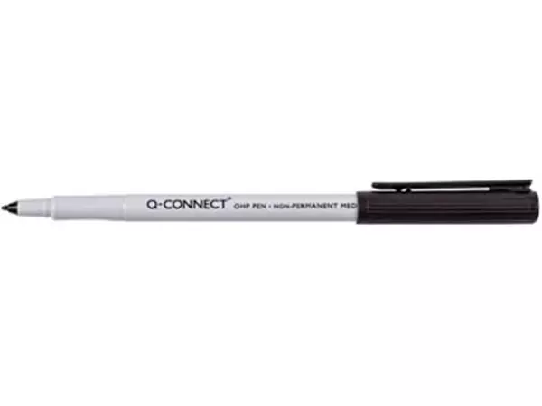 Een Q-CONNECT OHP-marker, non permanent, medium, zwart koop je bij ShopXPress