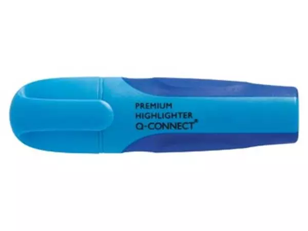 Een Q-CONNECT Premium markeerstift, blauw koop je bij ShopXPress