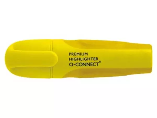 Een Q-CONNECT Premium markeerstift, geel koop je bij ShopXPress