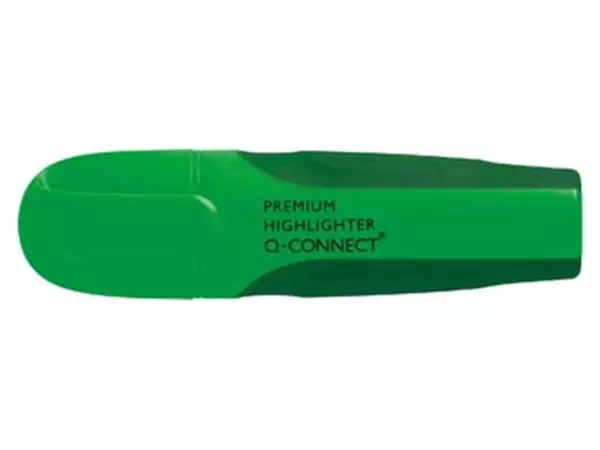 Een Q-CONNECT Premium markeerstift, groen koop je bij ShopXPress