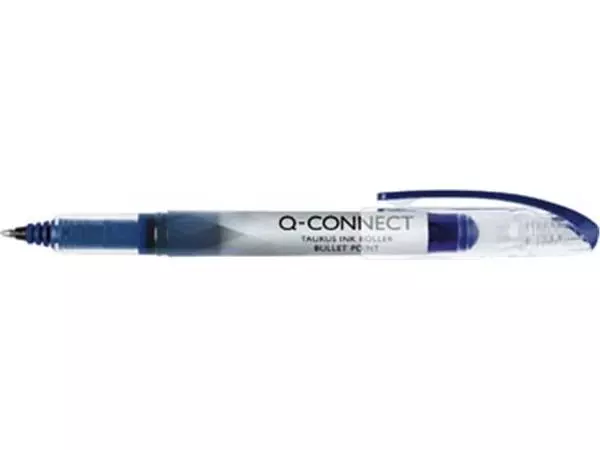 Een Q-CONNECT Taurus liquid ink roller, blauw koop je bij ShopXPress