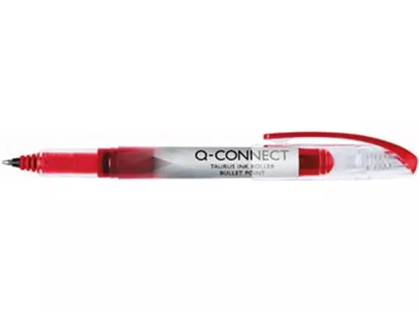 Een Q-CONNECT Taurus liquid ink roller, rood koop je bij ShopXPress