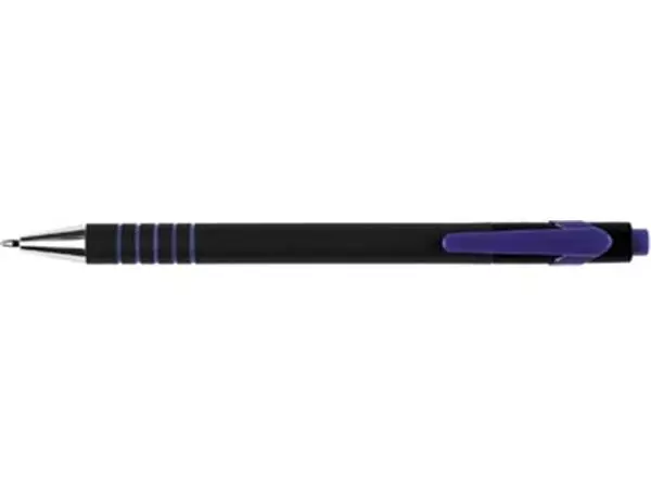 Een Q-CONNECT balpen Lambda, 0,5 mm, medium punt, blauw koop je bij ShopXPress