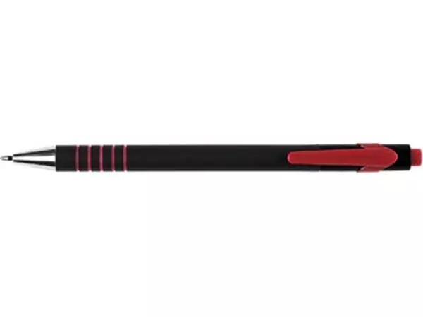 Een Q-CONNECT balpen Lambda, 0,5 mm, medium punt, rood koop je bij ShopXPress