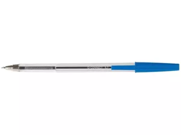 Een Q-CONNECT balpen, met dop, 0,7 mm, medium punt, blauw koop je bij Supplierz BV