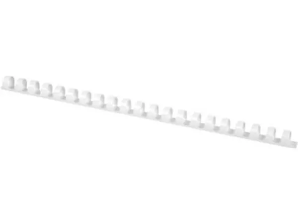 Een Q-CONNECT bindrug 14mm 21 rings 100 stuks wit koop je bij ShopXPress