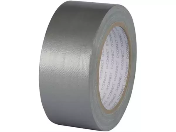 Een Q-CONNECT ducttape, ft 48 mm X 25 m, zilver koop je bij Supplierz BV