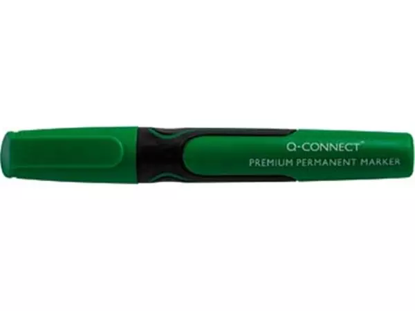 Een Q-CONNECT premium permanent marker, 3 mm, ronde punt, groen koop je bij ShopXPress