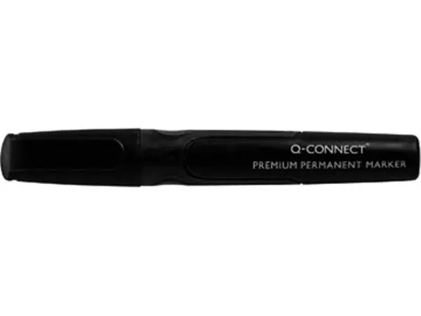 Een Q-CONNECT premium permanent marker, 3 mm, ronde punt, zwart koop je bij ShopXPress