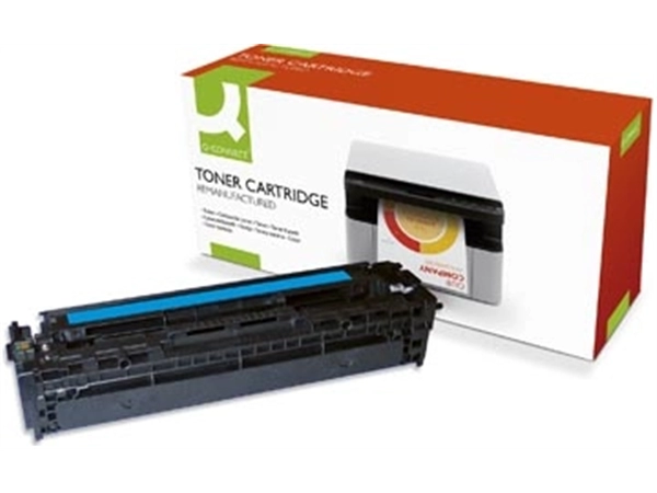 Een Q-CONNECT toner cyaan 1400 pagina's voor HP - OEM: CB541A koop je bij ShopXPress