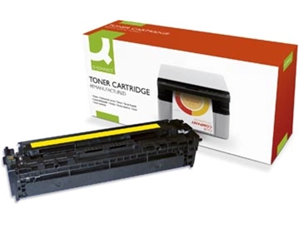 Een Q-CONNECT toner geel 1400 pagina's voor HP - OEM: CB542A koop je bij ShopXPress