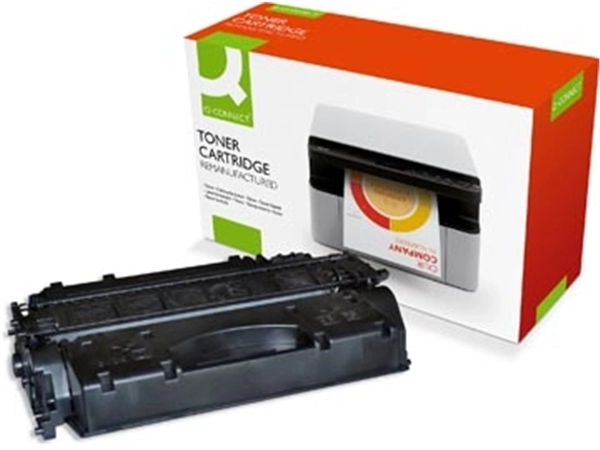 Buy your Q-CONNECT toner zwart 6500 pagina's voor HP - OEM CE505X at Supplierz BV