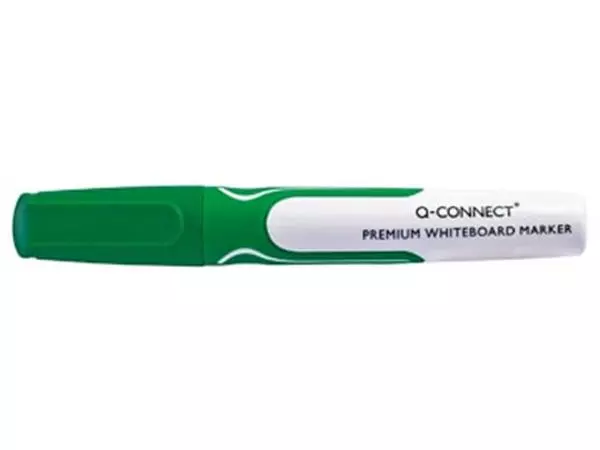 Een Q-CONNECT whiteboard marker, 3 mm, ronde punt, groen koop je bij ShopXPress