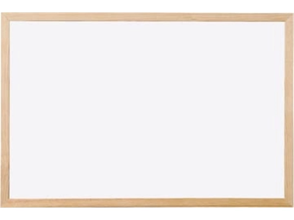 Buy your Q-CONNECT whiteboard, met houten frame, melamine, 90 x 120 cm at Supplierz BV