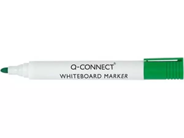 Een Q-CONNECT whiteboardmarker, 2-3 mm, ronde punt, groen koop je bij ShopXPress