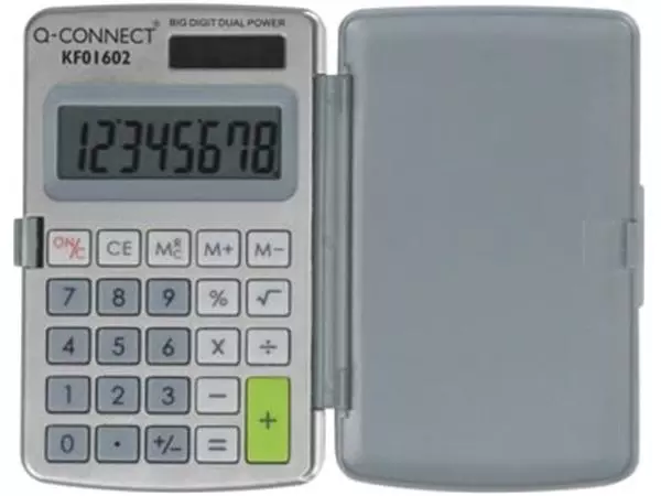 Een Q-CONNECT zakrekenmachine KF01602 koop je bij ShopXPress