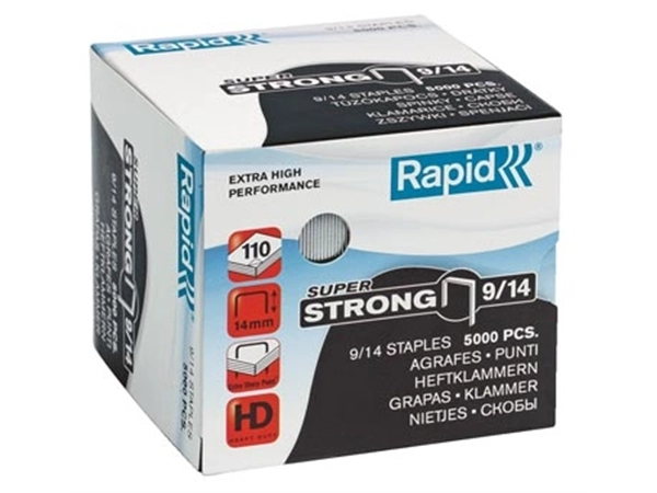 Sie können einen Rapid SuperStrong nietjes 9/14, gegalvaniseerd, doos van 5000 stuks bei Supplierz BV kaufen