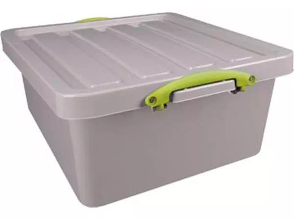 Een Really Useful Box Recycled opbergdoos 31,5 l, nestbaar, grijs koop je bij ShopXPress