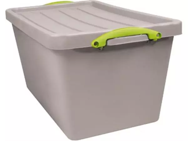 Een Really Useful Box Recycled opbergdoos 56 l, nestbaar, grijs koop je bij ShopXPress