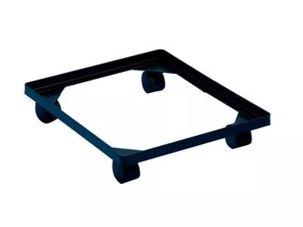 Een Really Useful Box accessoire onderstel met wieltjes (diameter: 4,5 mm), in zwarte PVC koop je bij ShopXPress