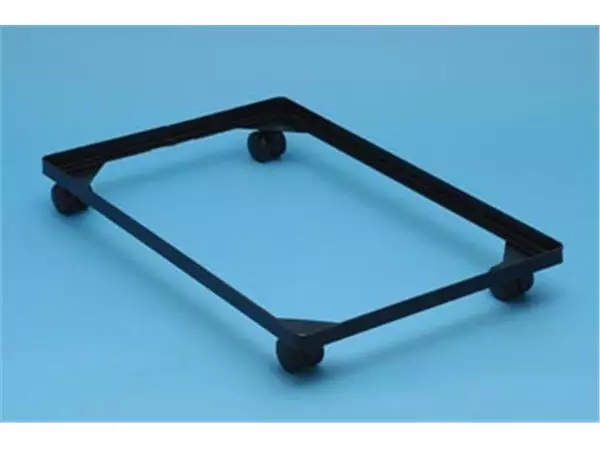 Een Really Useful Box accessoire onderstel uit staal, met wieltjes (diameter: 4,5 mm) uit zwarte PVC koop je bij ShopXPress