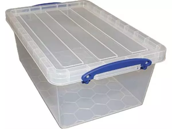 Een Really Useful Box opbergdoos 10,2 l, nestbaar, transparant koop je bij ShopXPress