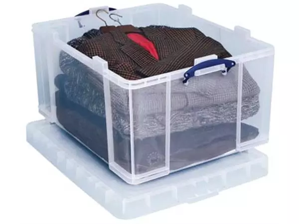 Een Really Useful Box opbergdoos 145 liter, transparant koop je bij ShopXPress