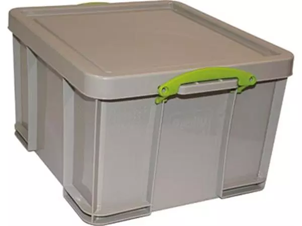 Een Really Useful Box opbergdoos 42 liter, gerecycleerd, grijs koop je bij ShopXPress