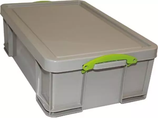 Een Really Useful Box opbergdoos 50 liter, gerecycleerd, grijs koop je bij ShopXPress