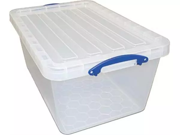 Een Really Useful Box opbergdoos 61 l, nestbaar, transparant koop je bij ShopXPress