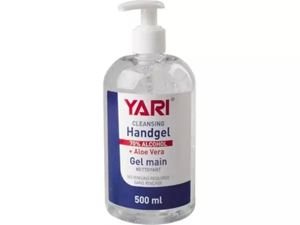 Een Reinigende handgel met pomp, flacon van 500 ml koop je bij ShopXPress