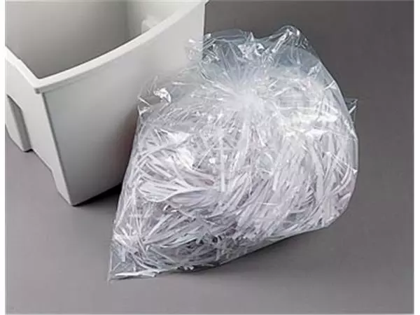 Een Rexel opvangzakken voor papiervernietigers 40 l, pak van 100 zakken koop je bij ShopXPress